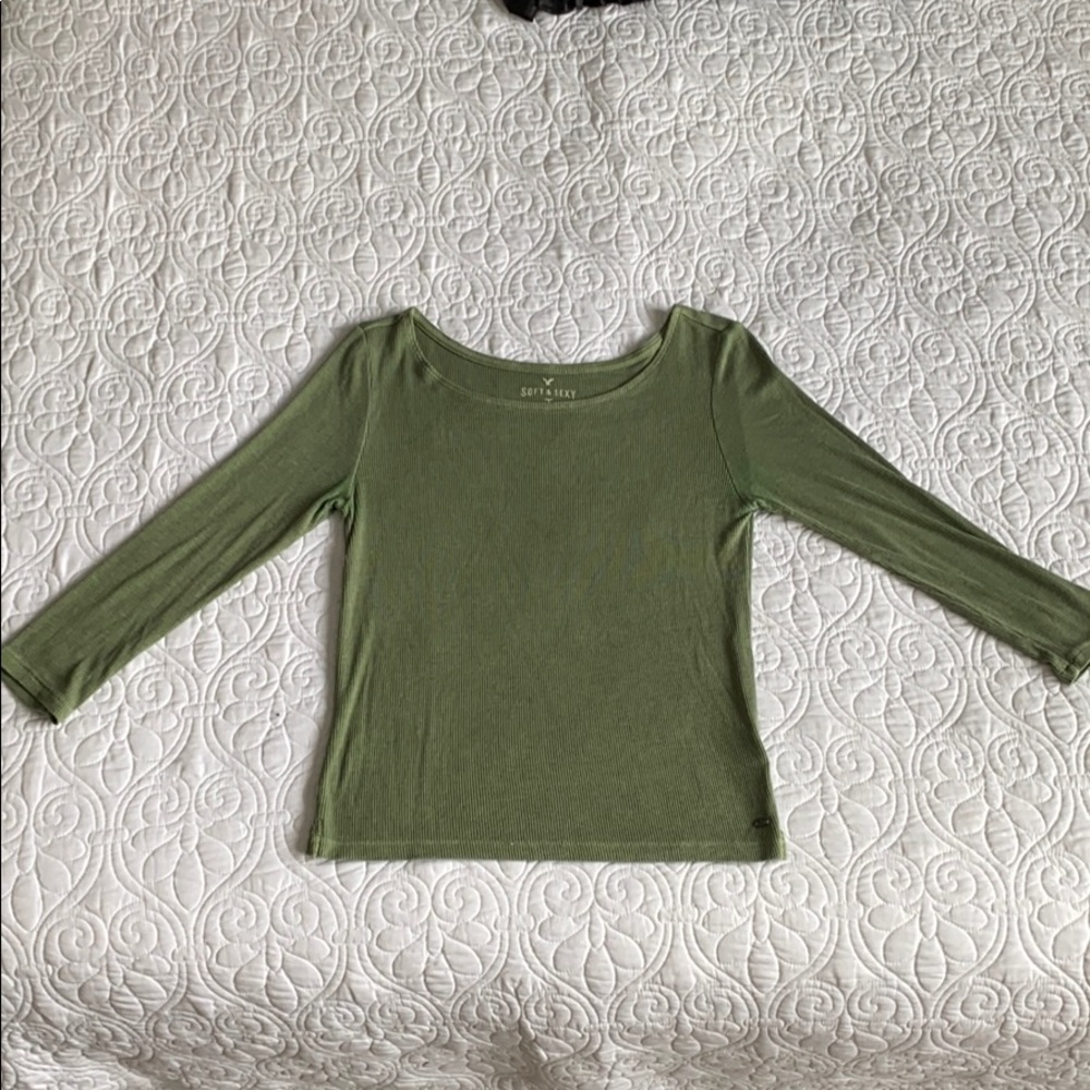 American Eagle Soft & Sexy 3/4 Length Sleeve Shirt